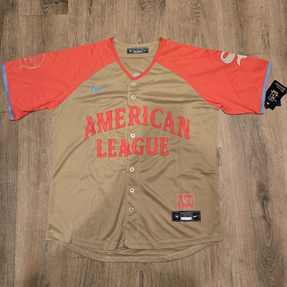 Garrett Crochet 2024 ALL STAR GAME WHITE SOX MENS MEDIUM M NEW STITCHED